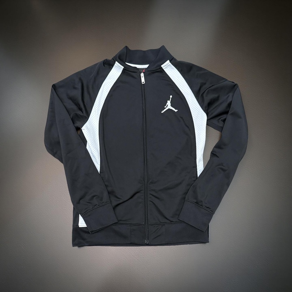 Jordan Black and Gray Kids Hoodie